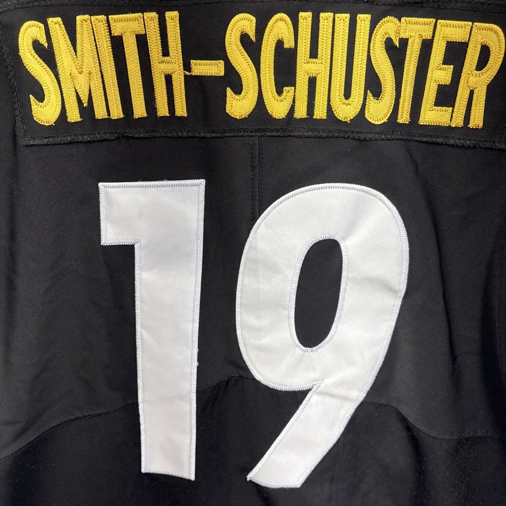 Pittsburgh Steelers Nike On Field Jersey Mens 52 XL Smith-Schuster DNR Patch - Picture 10 of 13